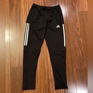 Boys Black Adidas Sweatpants